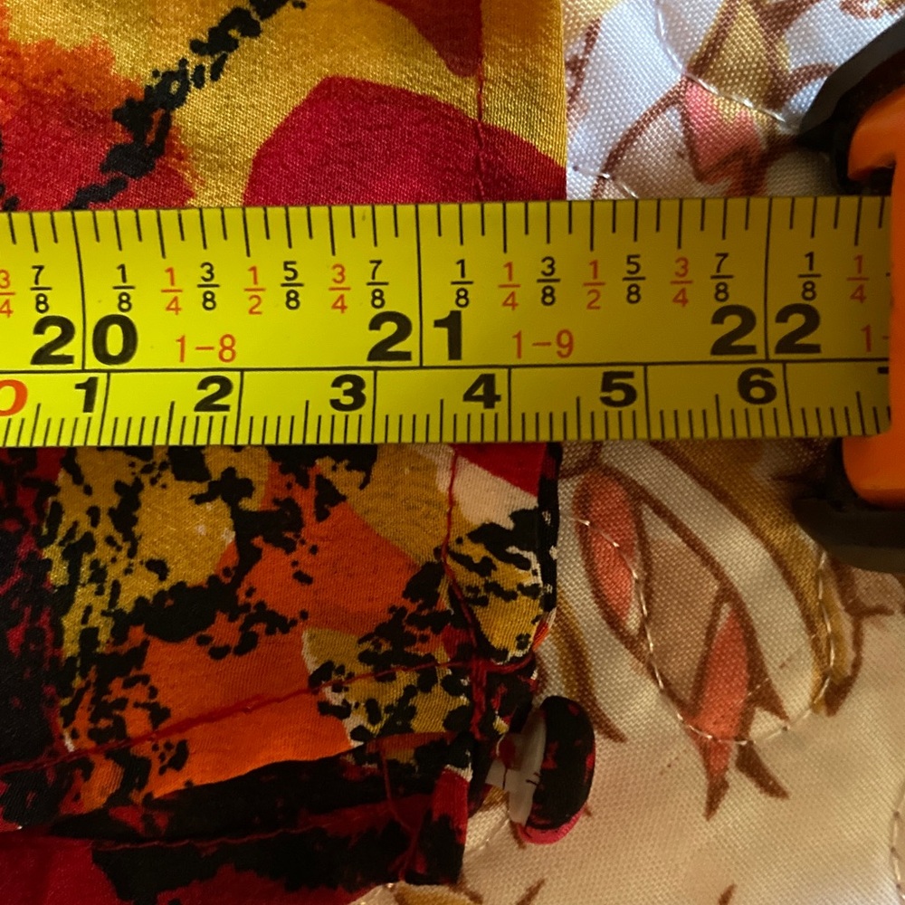 Vibrant Floral Blouse - Red and Yellow - Picture 8 of 8